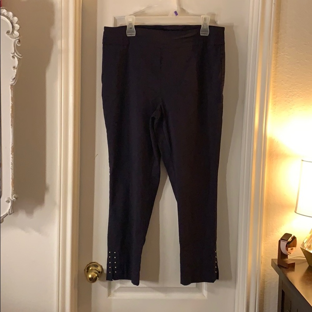 Roz & Ali | Pull-on Navy Dress Pants